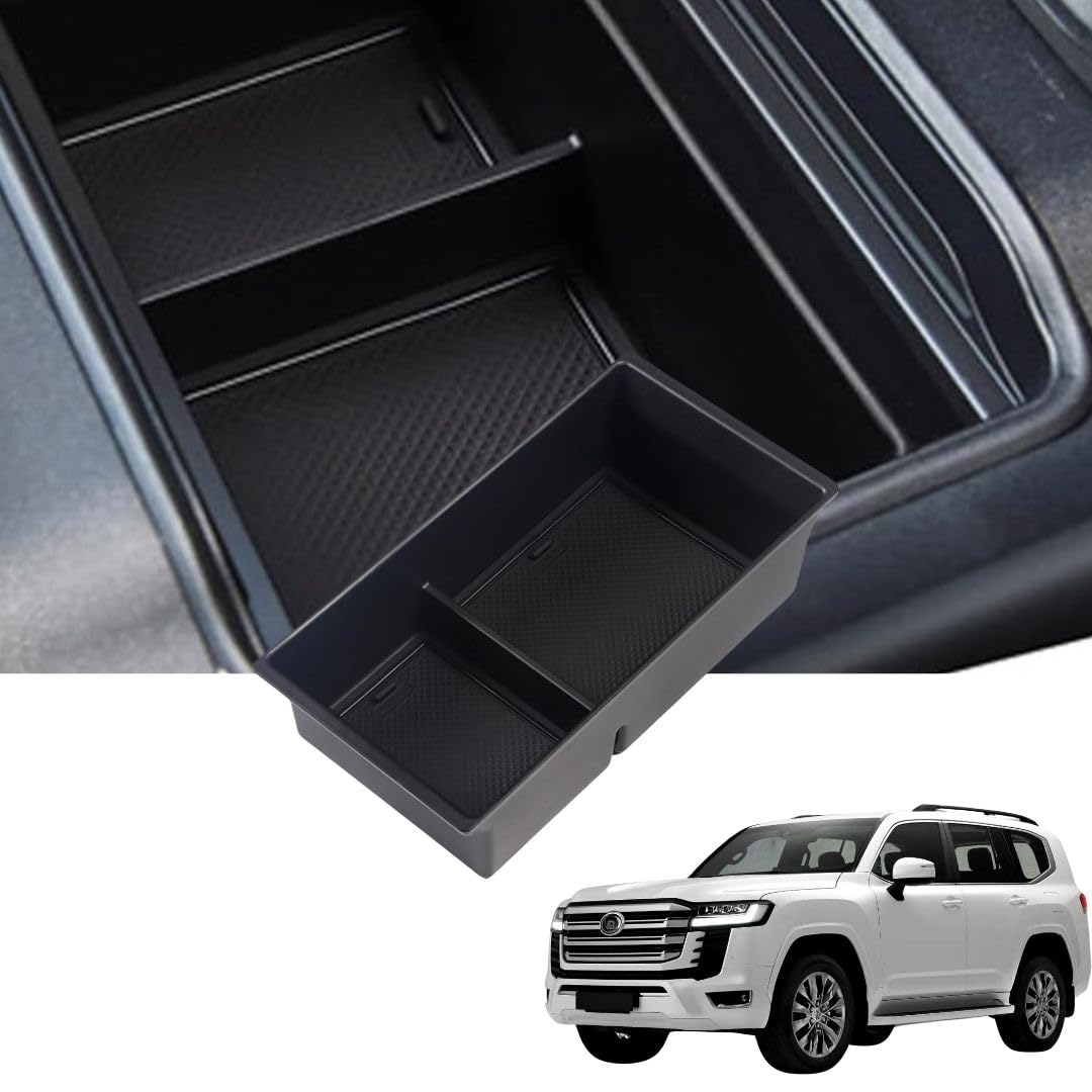 land cruiser center console tray, center console tray, toyota land cruiser accessories, armrest organizer land cruiser, non-slip console tray, console organizer with rubber mat, ABS console organizer, land cruiser 300 accessories, toyota accessories, lc300 accessories, toyota center console organizer, car console organizer, armrest storage organizer, organizer tray for car console, custom storage for land cruiser, land cruiser 2022, land cruiser 2023, land cruiser 2024, land cruiser 2025