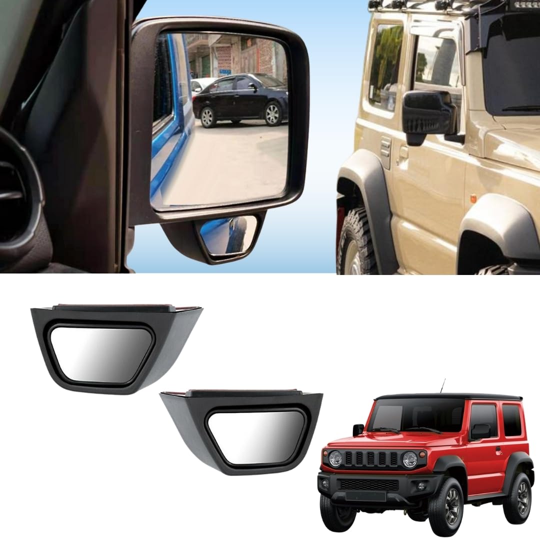 suzuki jimny, suzuki jimny 5 door, suzuki jimny 3 door , jimny mirror assit, blind spot mirror suzuki jimny, jimny side mirror extension,