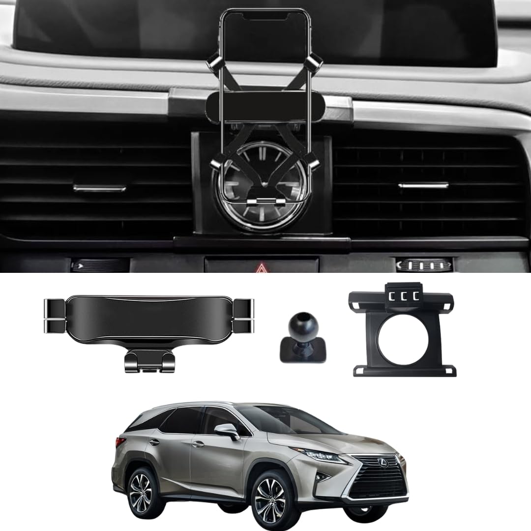 Motor Fit Phone Holder Mount With Gravity Phone Holder For Lexus RX350, RX 400 2016 To 2021 | Lexus RX Car Accessories | Lexus Mobile Phone Holder