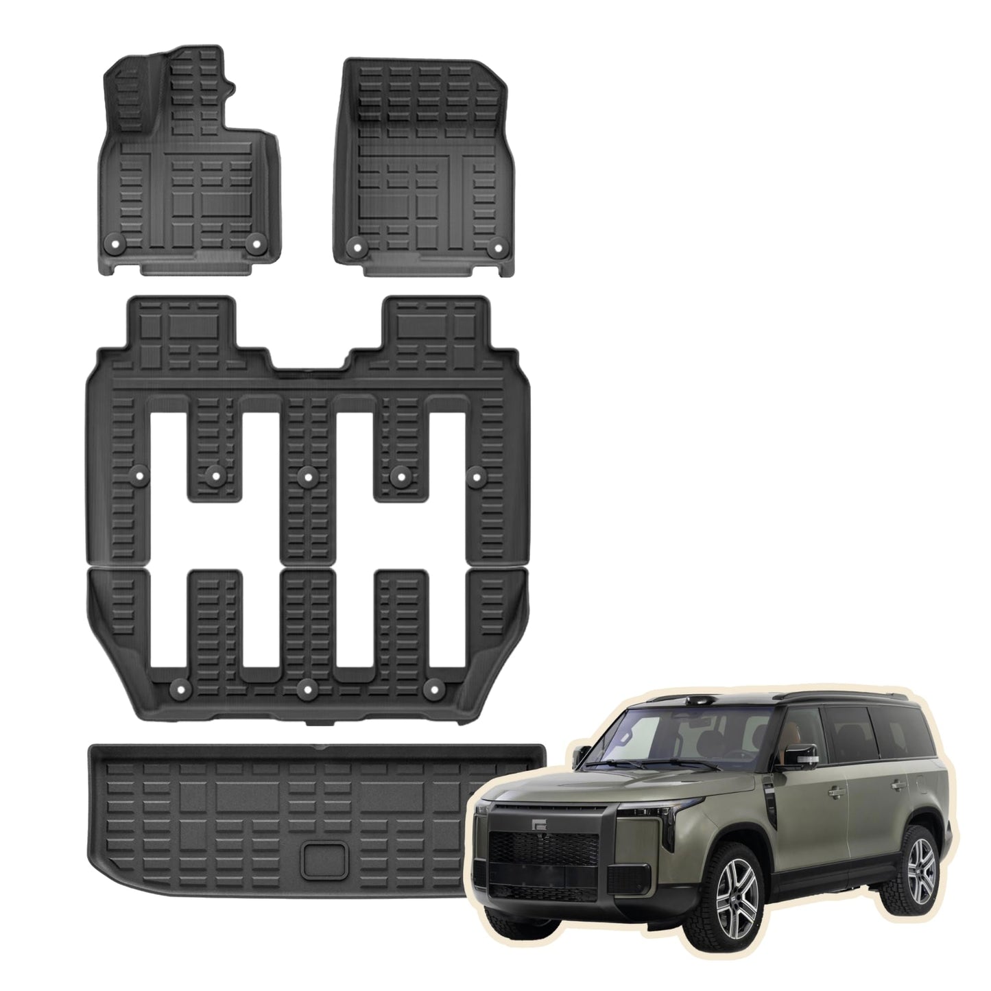ROX 01 6 Seater, ROX 01 6 Seater accessories, ROX 01 6 Seater interior accessories, ROX 01 6 Seater floor mats, ROX 01 accessories, ROX 01 interior accessories, ROX 01 floor mats, ROX 01 6 Seater tpe floor mats, ROX 01 car accessories