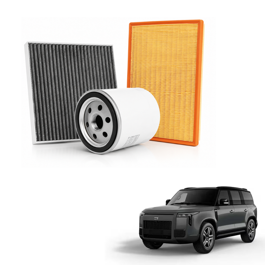 MOTOR FIT 3-in-1 Filter Service Kit for Rox 01 Jishi 01 (2024-2026), Cabin Air Filter + Engine Air Filter + Oil Filter, Complete Maintenance Replacement Set