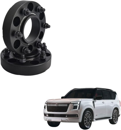 25mm Wheel Spacers for Nissan Patrol Y62-Y63 2010-2026 (Set of 2)