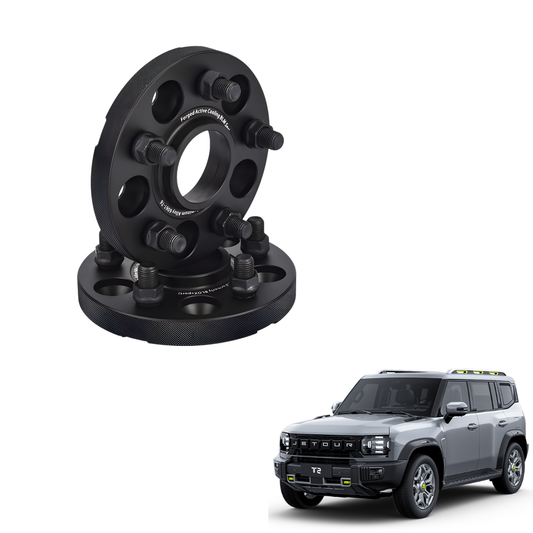 25mm Wheel Spacers for Jetour T2 2019+ (Set of 2)