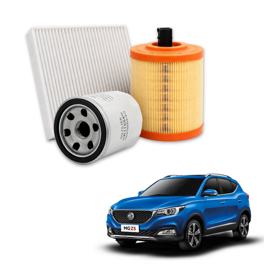 MOTOR FIT 3-in-1 Filter Service Kit for MG ZS (2020-2026), Cabin Air Filter + Engine Air Filter + Oil Filter, Complete Maintenance Replacement Set