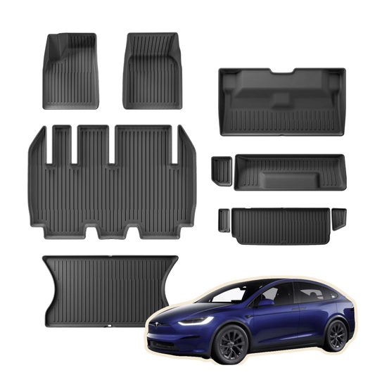 TESLA MODEL X (5 seater) – TPE Floor Mats Set of 7