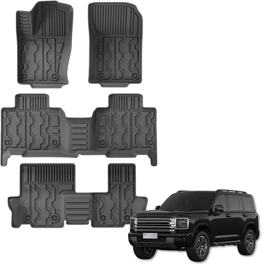 MOTOR FIT 3D Car Floor Mats Set of 4 for Haval H9 2024–2026