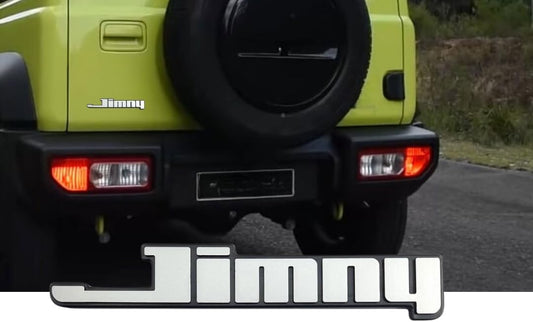 White Emblem Logo Badge for Suzuki Jimny – Durable ABS Mesh Design