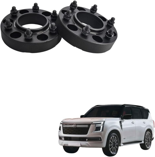 25mm Wheel Spacers for Nissan Patrol Y62-Y63 2010-2026 (Set of 2)