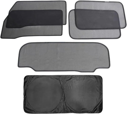 MOTOR FIT Magnetic Window Shades Set of 6 Compatible with Jimny 3 Doors (2019–2026)