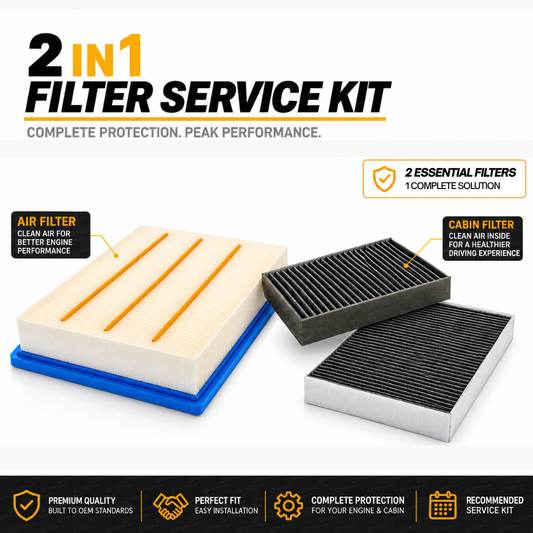 MOTOR FIT 2-in-1 Filter Service Kit Compatible with BYD Leopard 5 / Fangchengbao Bao 5 (2024-2026) – Air Filter & Cabin Air Filter