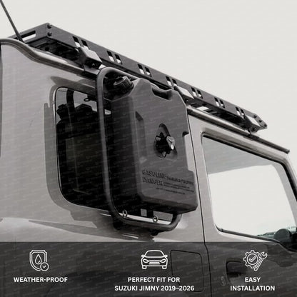 MOTOR FIT Heavy-Duty Side Ladder with Fuel Tank Mount for Suzuki Jimny 2019–2026