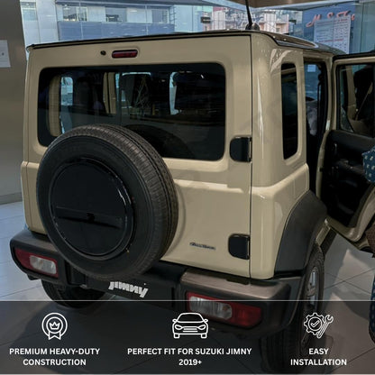 MOTOR FIT Rear Spare Wheel Tyre Cover Compatible with Jimny 2019–2026