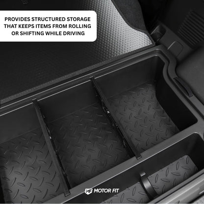 MOTOR FIT Trunk Storage Box for Suzuki Jimny 5-Door 2019–2026 | Rear Cargo Organizer with Lid