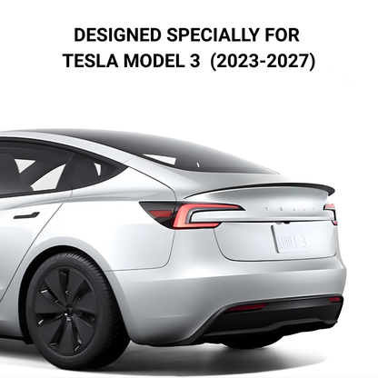Rear Trunk Spoiler (Type A) for Tesla Model 3 (2023–2027)