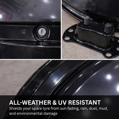 MOTOR FIT Rear Spare Wheel Tyre Cover Compatible with Jimny 2019–2026