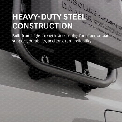 MOTOR FIT Heavy-Duty Side Ladder with Fuel Tank Mount for Suzuki Jimny 2019–2026