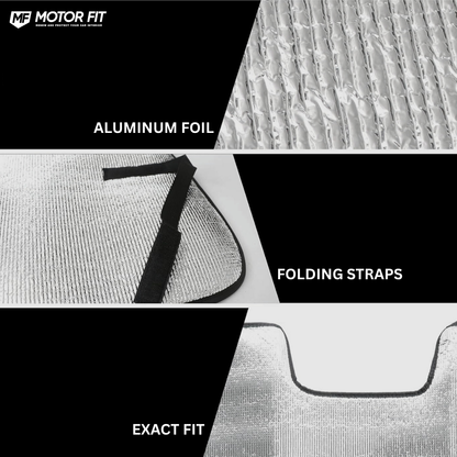 Sunshade for Jeep Wrangler JL (2018–2023) – UV Protective Foldable Windshield Shade