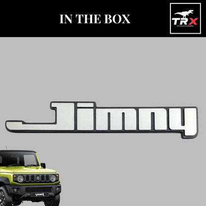 White Emblem Logo Badge for Suzuki Jimny – Durable ABS Mesh Design