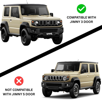 MOTOR FIT Magnetic Window Shades Set of 6 Compatible with Jimny 3 Doors (2019–2026)
