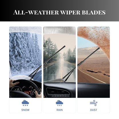 16-Inch Front Wiper Blades for Jeep Wrangler JL (2018–2025) – All-Weather U-Hook Blade Set