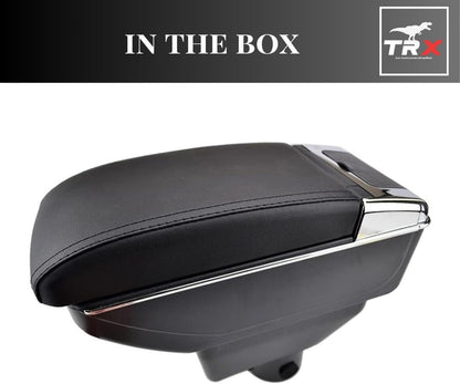 TRX AUTO Adjustable Armrest with Cup Holder for Toyota Yaris (2013-2018)