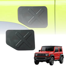 Suzuki Jimny JB74, fuel door cover, 2018-2025, exterior trim, black fuel door, Jimny 2-door, Jimny 4-door, easy installation, durable car accessory, stick-on fuel cover, stylish car accessories, Jimny upgrade, vehicle protection, unique design, custom fit, Suzuki Jimny 2024 accessories, suzuki jimny 2025 accessories, suzuki jimny 4 door 2024 accesories,