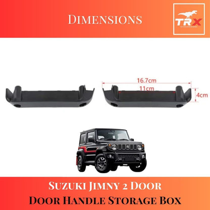TRX AUTO Door Handle Storage Extender Tray for Suzuki Jimny JB64 JB74 2019 to 2024