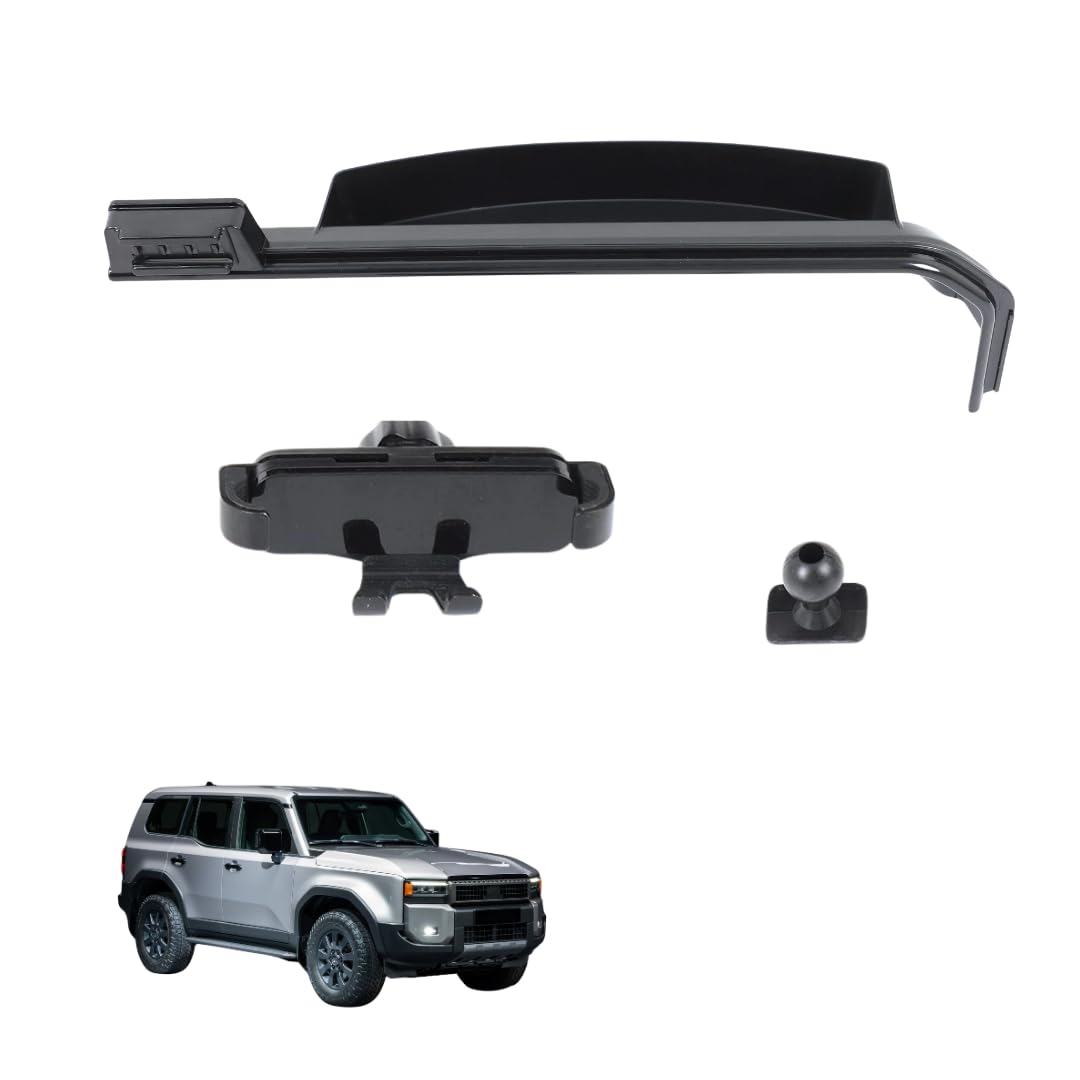 Prado LC250 phone holder, Toyota Prado dashboard mount, Car screen storage box, Prado LC250 interior organizer, Strong grip car phone mount, prado phone holder, prado accessories, prado accessories 2025, prado lc250 accessories, prado lc250 accessories 2025.