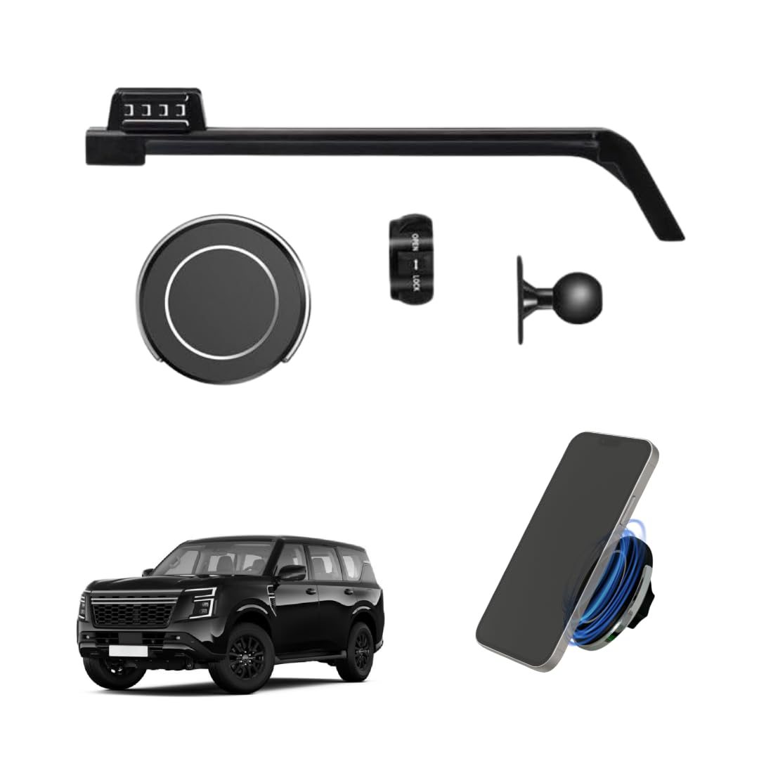 Nissan patrol accessories, Nissan Patrol 2025 MagSafe phone holder, nissan patrol 2025 accessories, nissan patrol 2025 phone holder, nissan patrol phone holder, nissan patrol 2025 phone mount, nissan patrol phone mount, phone holder for nissan patrol 2025, patrol 2025 car phone mount, phone holder for nissan patrol, patrol 2025 magnetic phone mount, magsafe car mount.