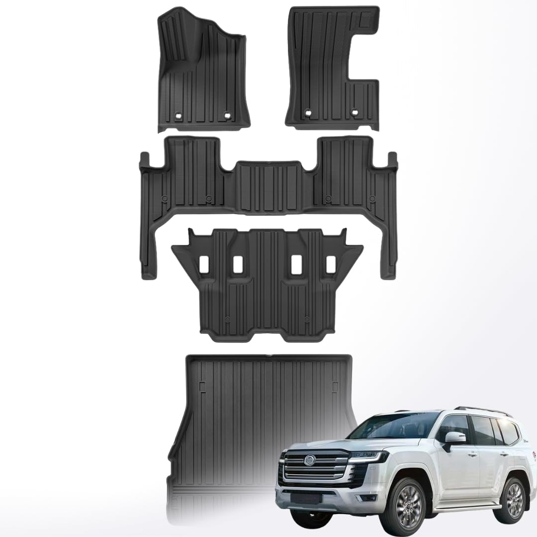 Toyota Land Cruiser LC 300 floor mats, TPE trunk mats for Land Cruiser, fit floor mats Land Cruiser, 3D fit TPE car mats, all-weather mats for Land Cruiser 300, Land Cruiser 300 2021-2025 mats, durable TPE floor mats Land Cruiser, Land Cruiser cargo liners, waterproof car mats LC 300, heavy-duty floor mats Land Cruiser 300, scratch-resistant mats Land Cruiser, off-road floor mats LC 300, Toyota Land Cruiser accessories, Land Cruiser 300 Series mats, land cruiser gr