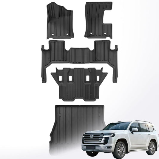 Toyota Land Cruiser LC 300 floor mats, TPE trunk mats for Land Cruiser, fit floor mats Land Cruiser, 3D fit TPE car mats, all-weather mats for Land Cruiser 300, Land Cruiser 300 2021-2025 mats, durable TPE floor mats Land Cruiser, Land Cruiser cargo liners, waterproof car mats LC 300, heavy-duty floor mats Land Cruiser 300, scratch-resistant mats Land Cruiser, off-road floor mats LC 300, Toyota Land Cruiser accessories, Land Cruiser 300 Series mats, land cruiser gr