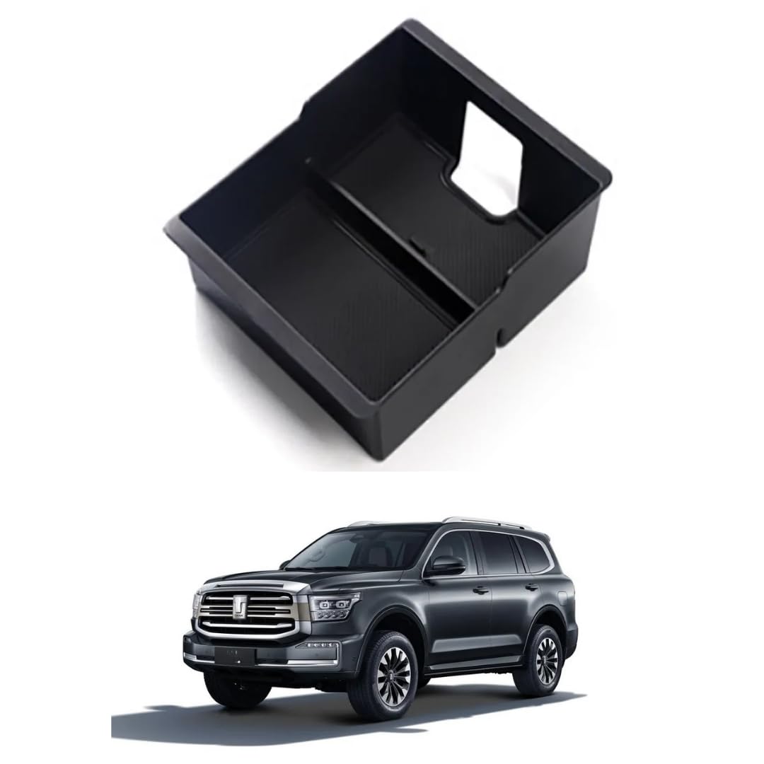 Tank 500 center console tray, center console tray, Tank 500 accessories, armrest organizer tank 500, non-slip console tray, console organizer with rubber mat, ABS console organizer, hyundai accessories, Tank 500 console organizer