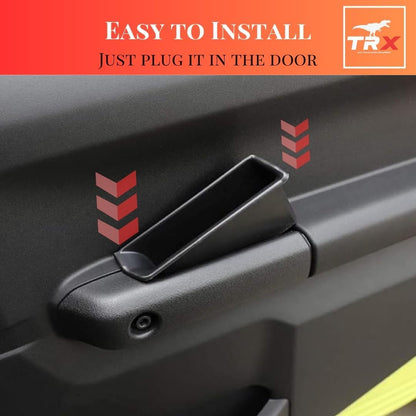 TRX AUTO Door Handle Insert Storage Tray for Suzuki JimnyJB64 JB74 2019 to 2024