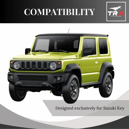 TRX AUTO Key Cover with Leather Keychain for Suzuki