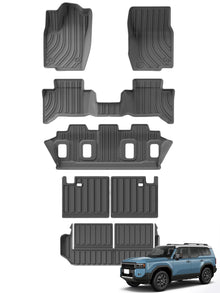 Toyota Land Cruiser Prado 2024 floor mats, TPE trunk mats for Prado, custom fit floor mats Land Cruiser Prado, 3D fit TPE car mats, all-weather mats for Land Cruiser Prado 2024, Prado 2024 mats, durable TPE floor mats Prado, Land Cruiser Prado cargo liners, waterproof car mats Prado, heavy-duty floor mats Land Cruiser Prado, scratch-resistant mats Prado, off-road floor mats Prado 2024, eco-friendly car mats Land Cruiser Prado, Toyota Prado accessories, Prado 2024 interior mats.
