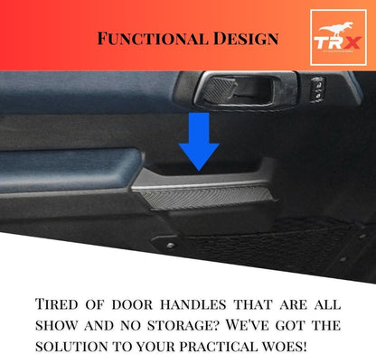 TRX AUTO Door Handle Insert Storage Tray for Suzuki JimnyJB64 JB74 2019 to 2024