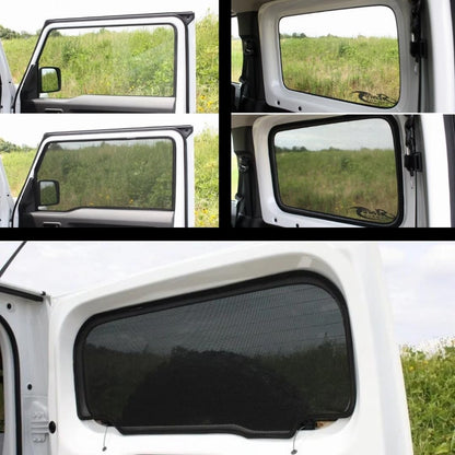 MOTOR FIT Magnetic Window Shades Set of 6 Compatible with Jimny 3 Doors (2019–2026)
