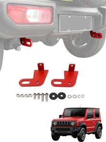 jimny rear tow hook, suzuki jimny recovery hook, red tow hook jimny, rear tow hook bolt-on, jimny off-road tow hook, heavy-duty steel tow hook jimny, jimny 2018-2025 rear hook, factory fit rear tow hook, jimny recovery gear, suzuki jimny accessories, no-drill tow hook jimny, off-road recovery hook jimny, suzuki jimny rear towing point, jimny steel recovery hook, rugged red tow hook.