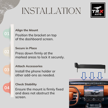 Phone Holder for Jetour G700 2025-2026