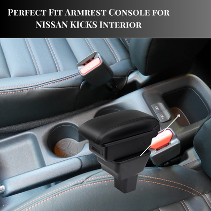 Sliding Armrest Console for Nissan Kick (2013-2018)
