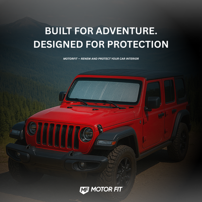 Sunshade for Jeep Wrangler JL (2018–2023) – UV Protective Foldable Windshield Shade
