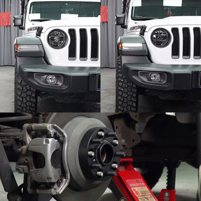 35mm Wheel Spacers for Jeep Wrangler JL 2018+ & Gladiator 2020+ (Set of 4)