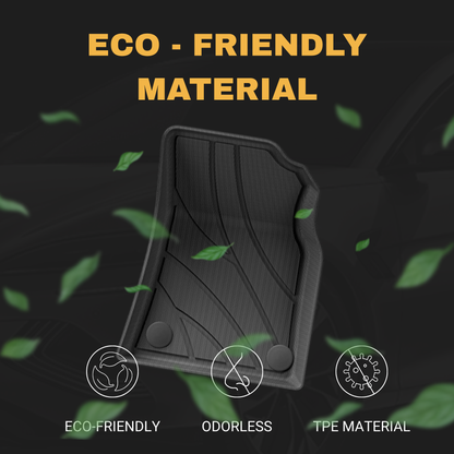 Fortuner 3D Floor Mats – TPE Set of 4