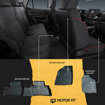 Toyota Raize 3D Floor Mats – 2022–2024 TPE Set