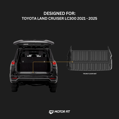 Toyota LC300 Trunk Mat + Floor Mats Set – 2021–2025