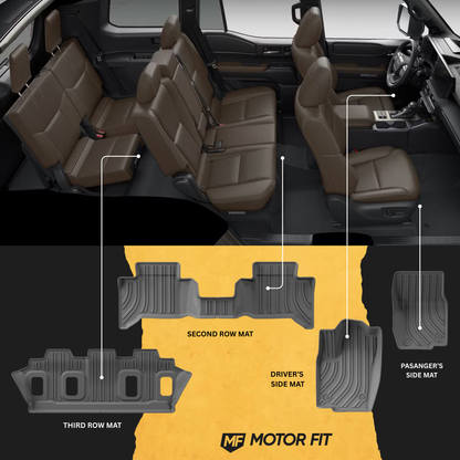 Prado Floor Mats – 3D TPE All-Weather