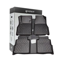 MOTOR FIT Floor Mats for Nissan Kicks (2017 - 2024) | All-Weather TPE | Waterproof, Anti-Slip, Anti-Scratch, Raised Edge | Eco-Friendly & Odorless Floor Mats